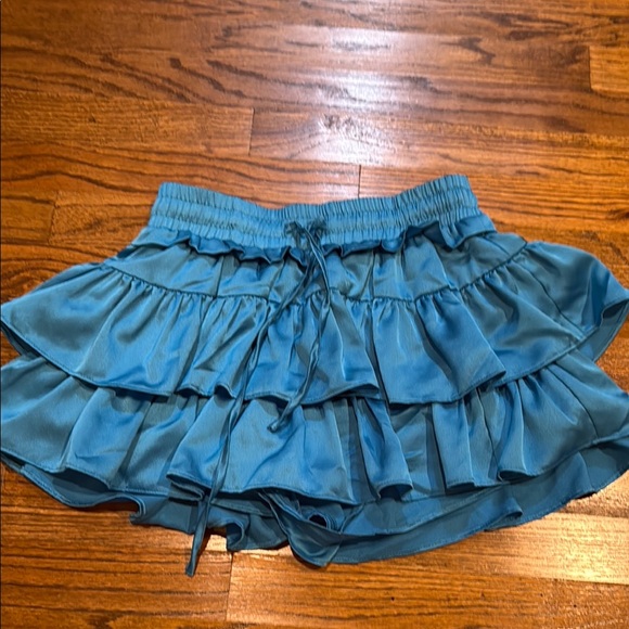 day + moon Dresses & Skirts - Blue Ruffled Skirt